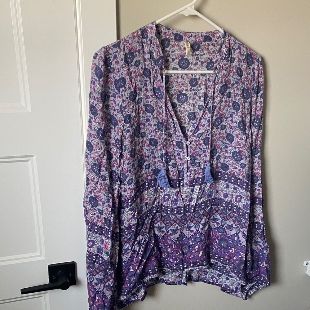 Floral Purple Women's Top